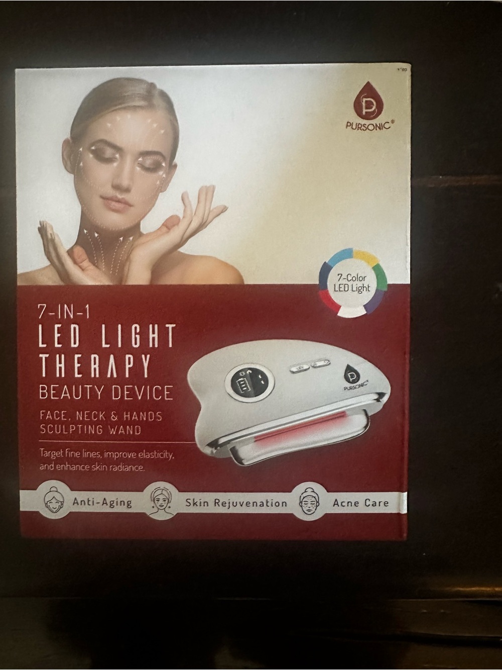 Pursonic 7 in 1 LED Light Therapy NIB